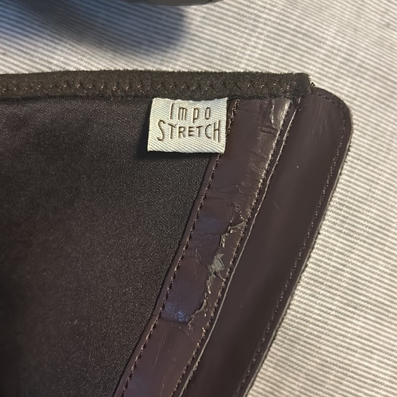 brown suede knee high boots - Picture 7 of 8